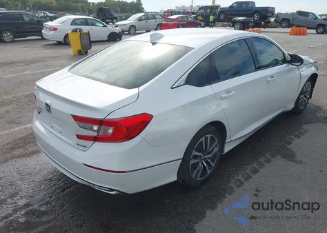 2021 Honda Accord Hybrid Ex-L из США, поврежденный, VIN 1HGCV3F54MA023351